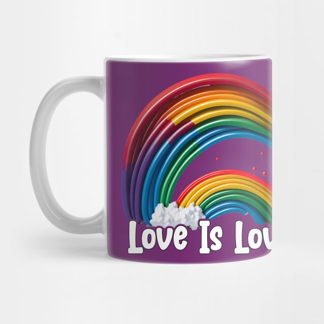 Prideful Skies LGBTQ gay pride Rainbow Colored Design by star trek fanart and more